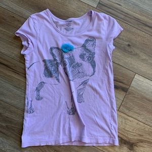 Boston Terrier/ French Bulldog Shirt Size 14 Kids